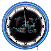 Michael Godard Custom Martini Neon Clock 18